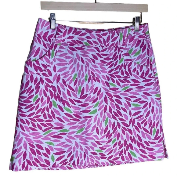 EP PRO Pink Print Golf Skirt With Built-In Shorts Back Pocket Size 6 - Picture 1 of 10